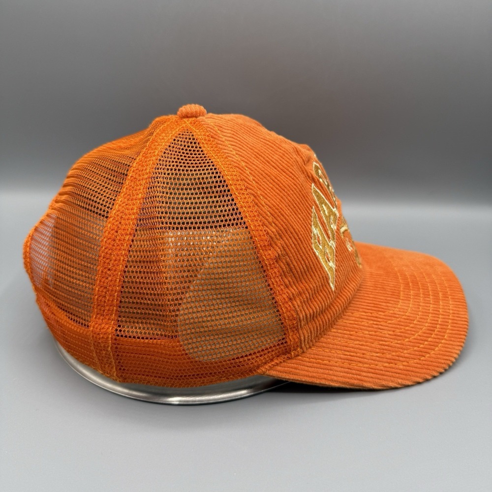 Keith Haring X Hat Cap Orange Mad Engine Corduroy Mesh Trucker Snapback‎ Mens - Picture 6 of 10